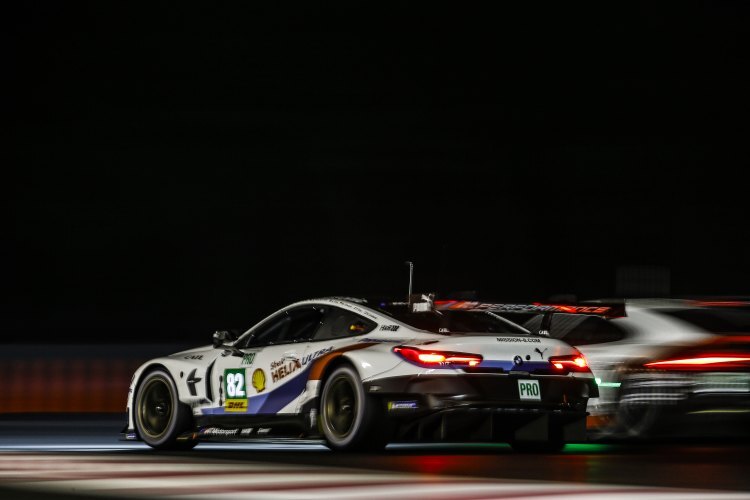 Der BMW M8 GTE beim Prologue der FIA WEC in Le Castellet