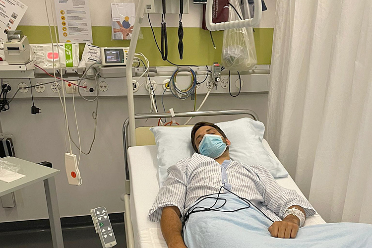 Lukas Maurer schickt seinen Fans Grüße aus dem Krankenhaus