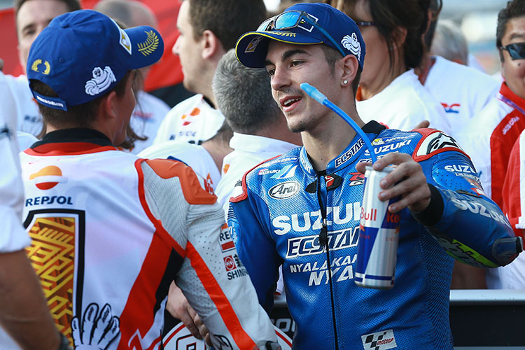 Marc Márquez mit Maverick Viñales