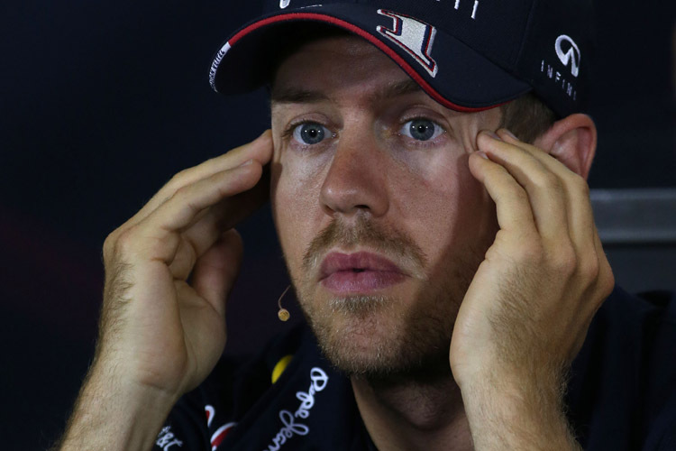 Sorgen in Spanien: Formel-1-Weltmeister Sebastian Vettel musste das Nachmittagstraining streichen