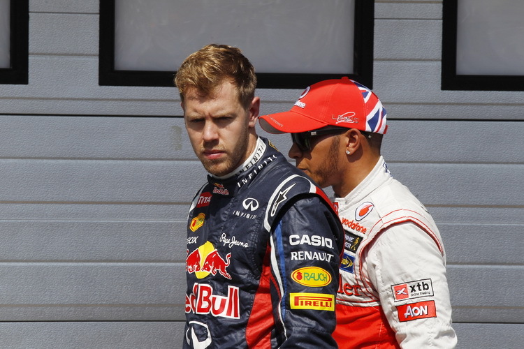 Vettel wirkte nach Platz 3 nicht sonderlich happy