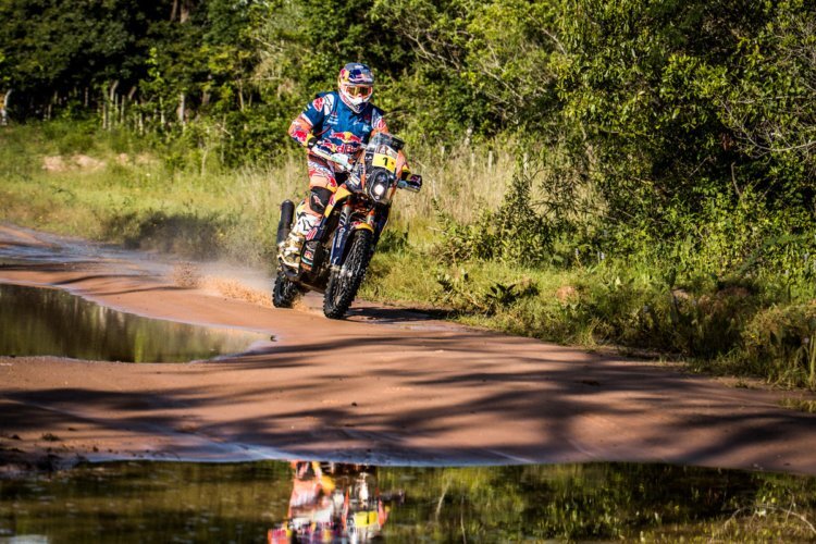 Toby Price stürmte mit dem Etappensieg an die Spitze der Dakar 2017