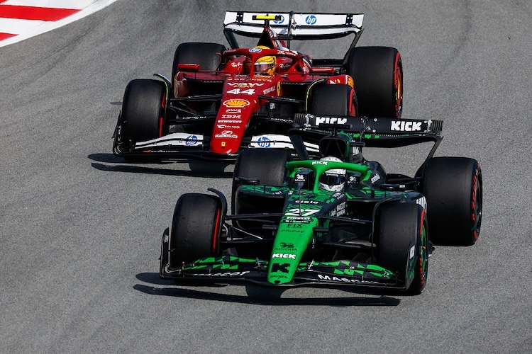 Hülkenberg und Hamilton