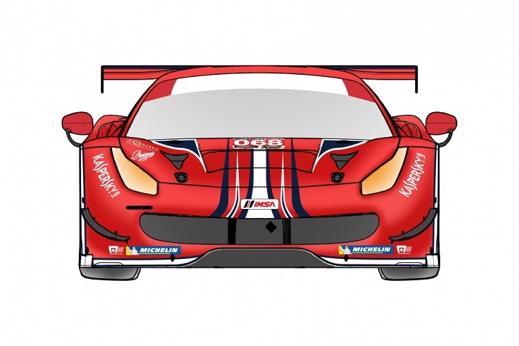 So soll der Ferrari 488 GTE von Scuderia Corsa aussehen