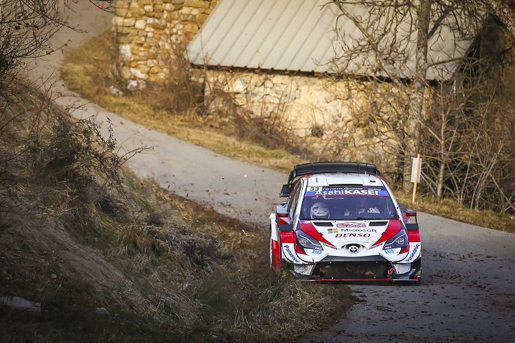 Elfyn Evans führt erstmals bei der Rallye Monte Carlo