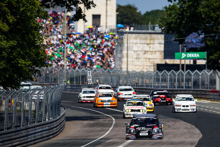  Stefan Rupp wiederholte im Audi A4 DTM aus dem Jahr 2007 den Vortagessieg auf dem Norisring