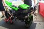 Auch die Kawasaki ZX-6R wurde stark beschädigt