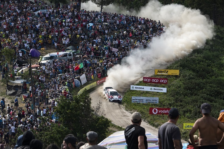 Ott Tanak bei der Rallye Portugal 2019