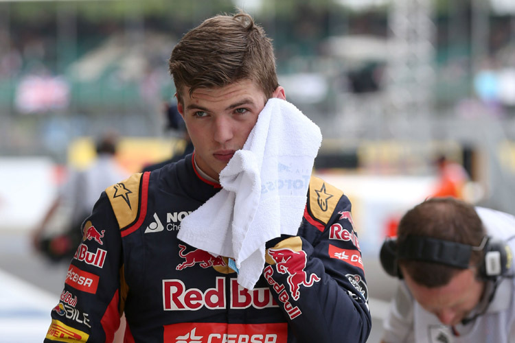 Max Verstappen hatte im Qualifying zum Grossbritannien-GP kein leichtes Spiel