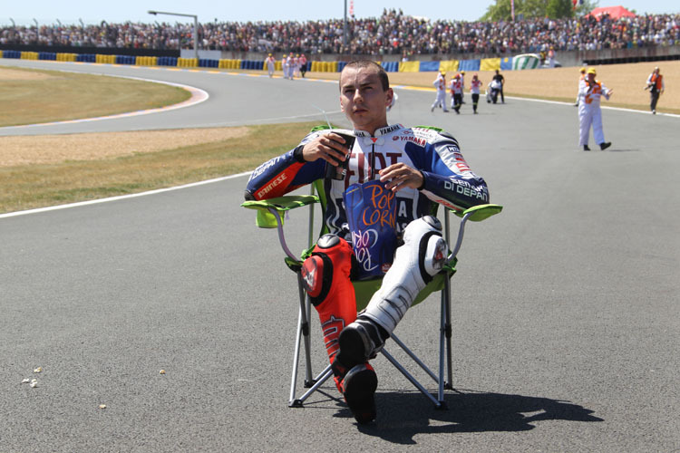 Wohlfühl-Oase: Jorge Lorenzo in Le Mans