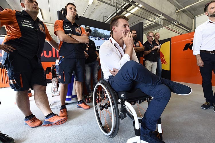 Pit Beirer in der KTM-Box