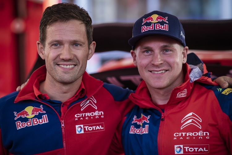 Die ehemaligen Citroën-Kollegen: Sébastien Ogier und Esapekka Lappi