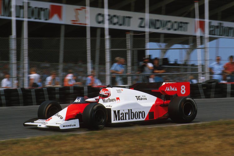 Niki Lauda 1984 im McLaren mit TAG-Turbo made by Porsche