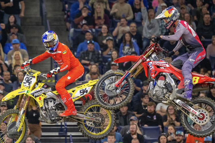 Jett Lawrence und Ken Roczen in Indianapolis