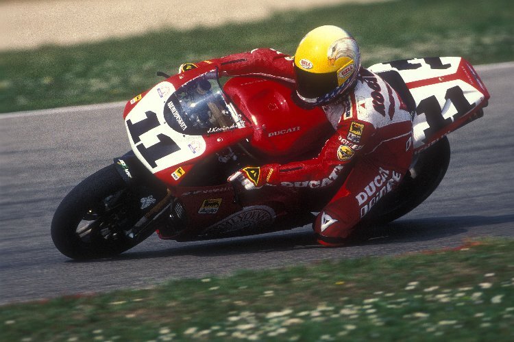 John Kocinski 1996 mit der Ducati 916