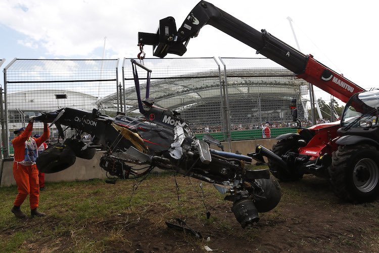 Der McLaren-Honda von Fernando Alonso in Australien