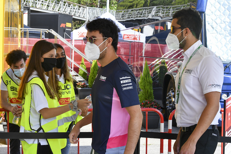 Sergio Pérez am Circuit de Barcelona-Catalunya