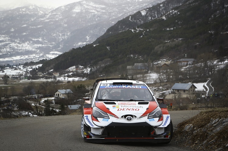 Elfyn Eavans führt wieder bei der Rallye Monte Carlo