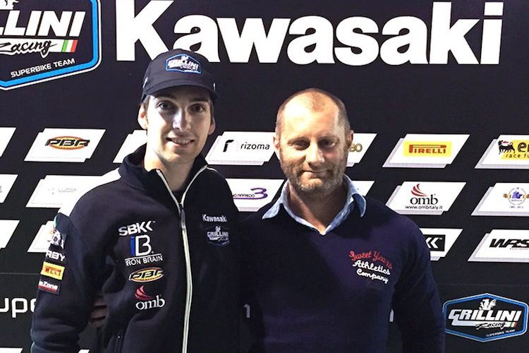 Christophe Ponsson (li) wird 2015 auf die Superbike-WM losgelassen