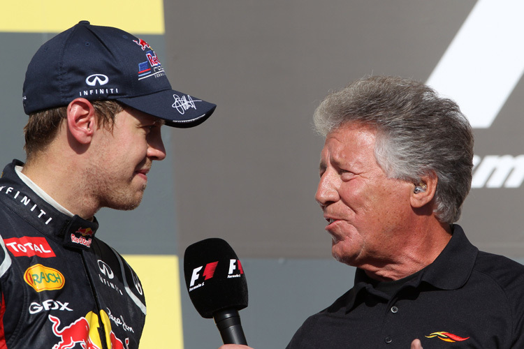 Warum nicht ein Duell zwischen Sebastian Vettel und Mario Andretti austragen?