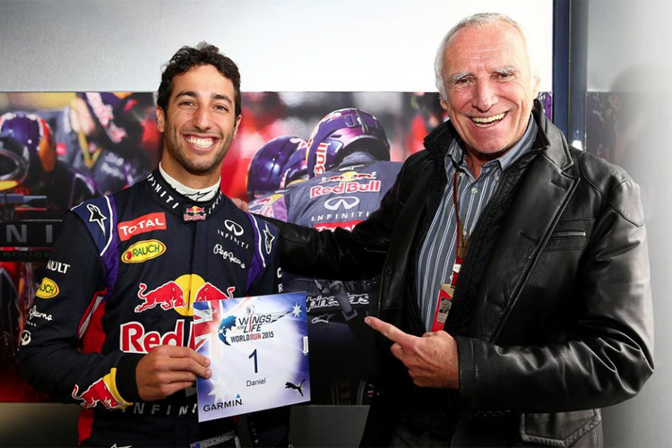 Startnummer 1 für Daniel Ricciardo von Didi Mateschitz
