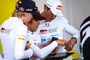 Kalle Rovanperä , Takamoto Katsuta und Sébastien Ogier (r.)