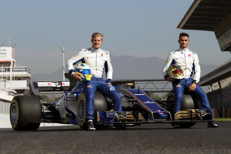 Marcus Ericsson und Pascal Wehrlein