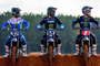 Das Star Racing Yamaha Team mit Justin Cooper, Dylan Ferrandis und Eli Tomac (v.l.n.r.)