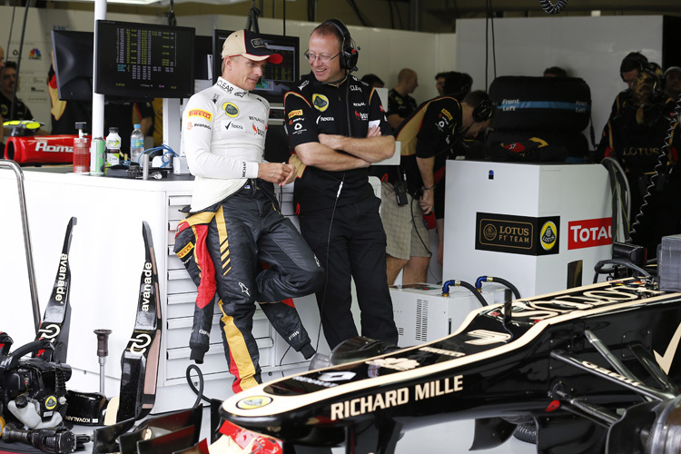 Heikki Kovalainen in Brasilien 2013 als Fahrer von Lotus
