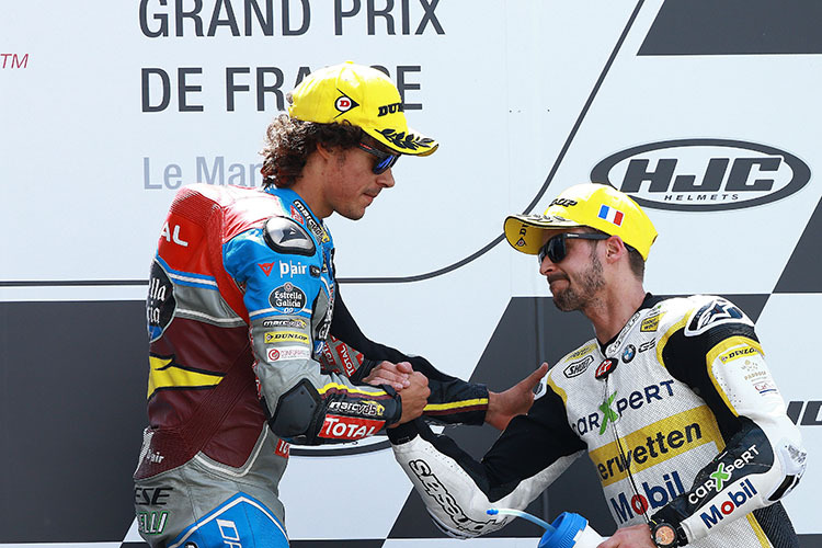 Franco Morbidelli und Tom Lüthi