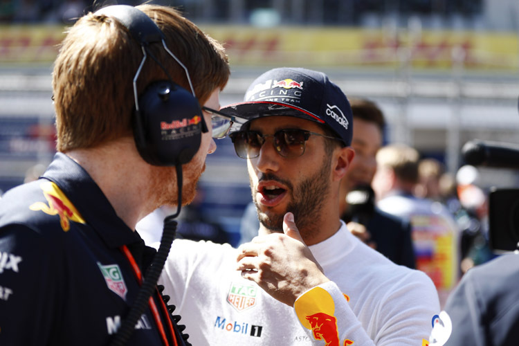 Daniel Ricciardo: «Wenn es kühl wird, dann wird es für alle schwierig»