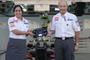 Teamchefin Monisha Kaltenborn mit Teamgründer Peter Sauber