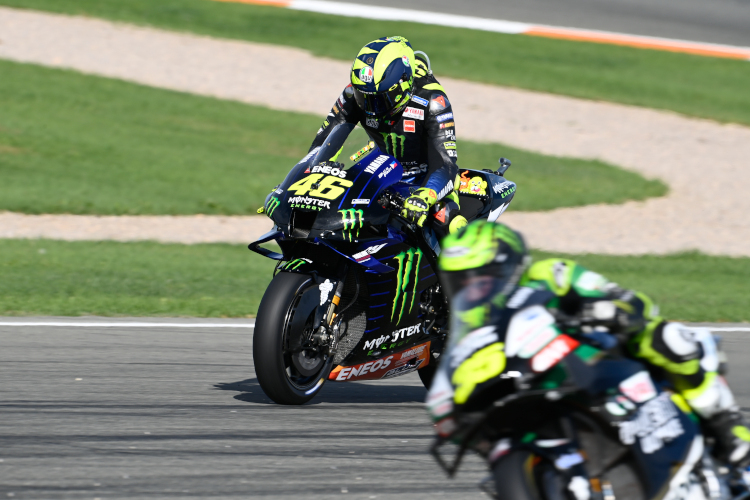 So endete der Europa-GP von Valentino Rossi