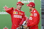 Charles Leclerc und Sebastian Vettel