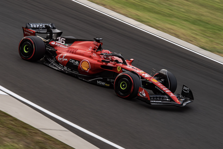 Charles Leclerc war im zweiten Training auf dem Hungaroring der Schnellste
