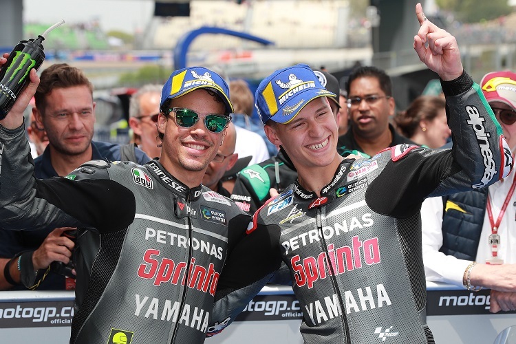 Morbidelli und Quartararo freuten sich in Jerez über die erste Startreihe