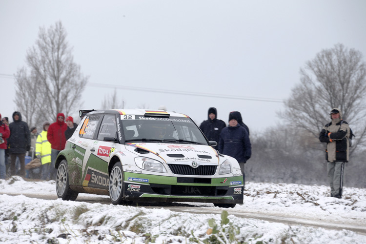 Sepp Wiegand ist WRC2-Leader nach der ersten Etappe