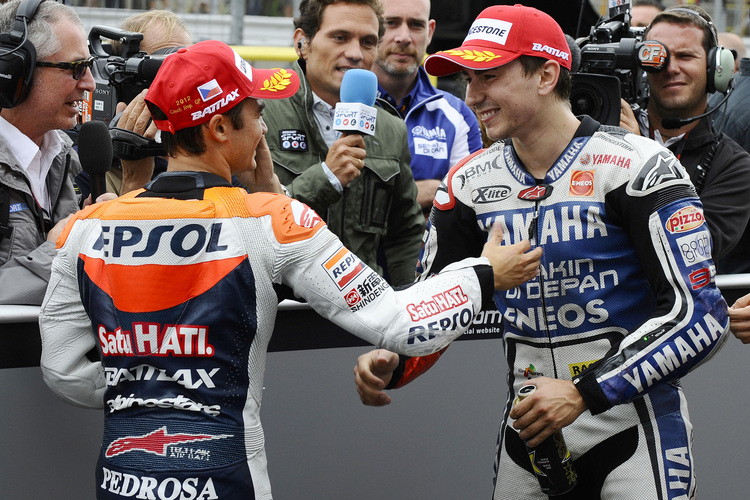 Fairer Kampf: Pedrosa und Lorenzo