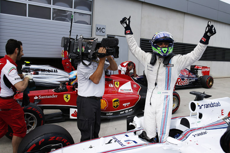 Überraschung auf dem Red Bull Ring: Felipe Massa durfte die Pole-Position zum Österreich-GP bejubeln