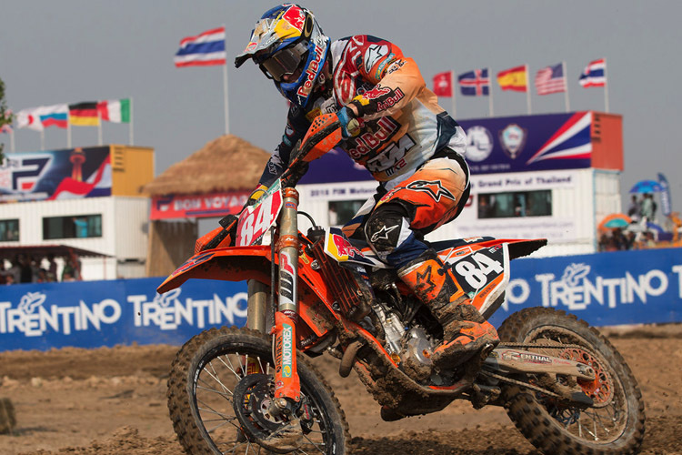 Jeffrey Herlings gewinnt den ersten Lauf von Thailand