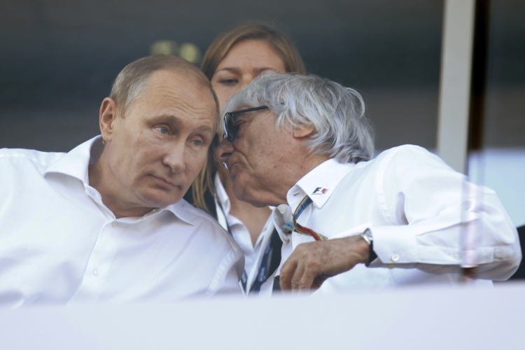 Bernie Ecclestone & Vladimir Putin