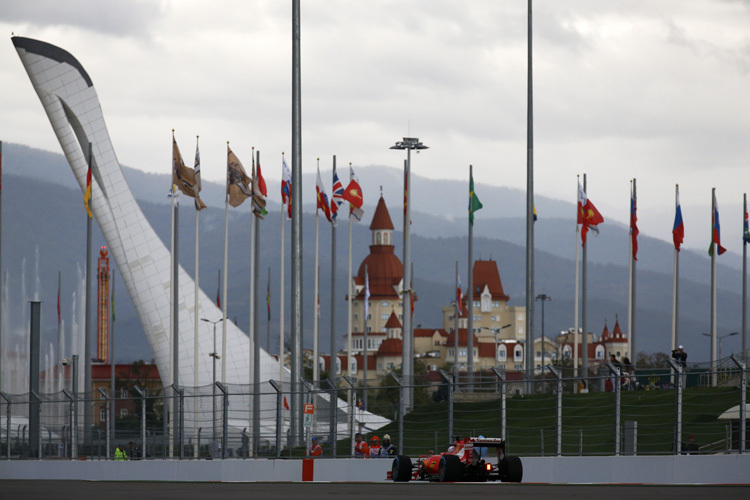 Sebastian Vettel in Sotschi