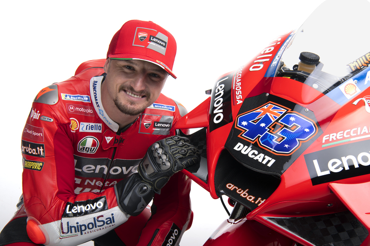 Jack Miller trägt die Farben des Ducati-Werksteams