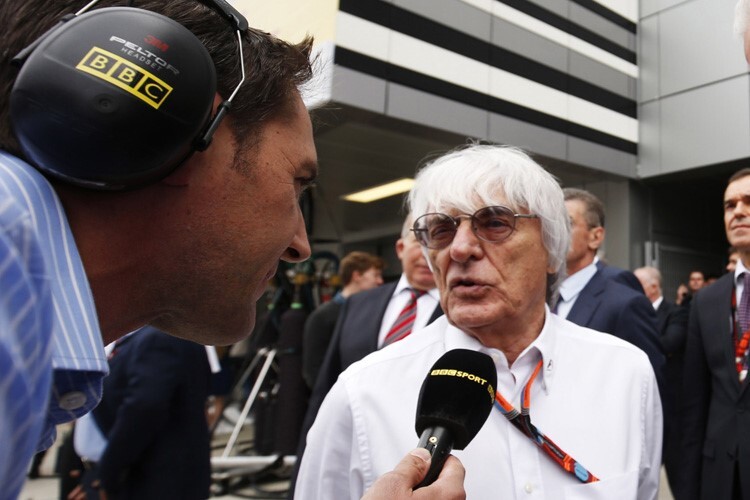 Das werden wir so bald nicht mehr sehen: BBC Sport interviewt im Formel-1-Fahrerlager Bernie Ecclestone