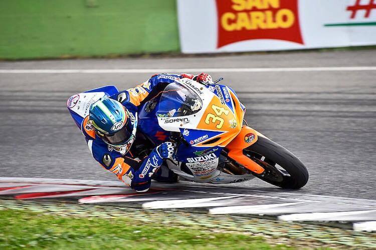 Kevin Manfredi mit seiner Suzuki GSX-R 600RR 