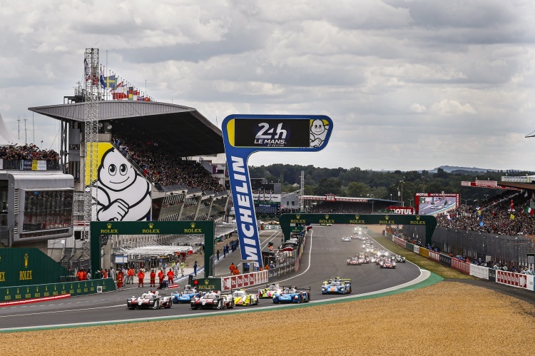 Der Start zu den 24h von Le Mans 2019