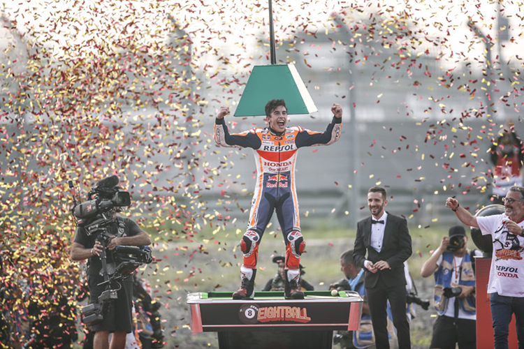 Jetzt achtfacher Weltmeister: Marc Márquez