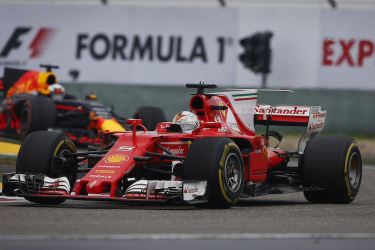 Sebastian Vettel wurde in China Zweiter