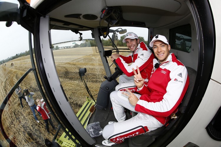 Mike Rockenfeller und Edoardo Mortara