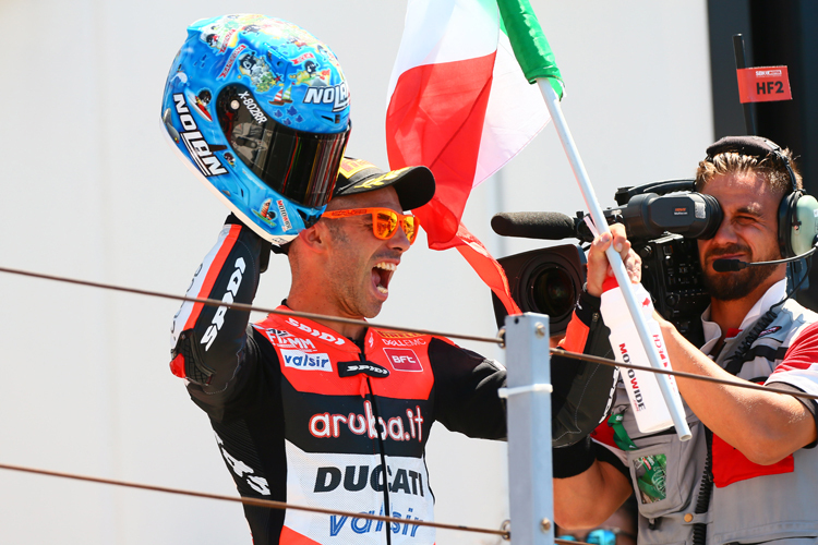 «Mein Sieg war sicher speziell für Italien», meint Marco Melandri